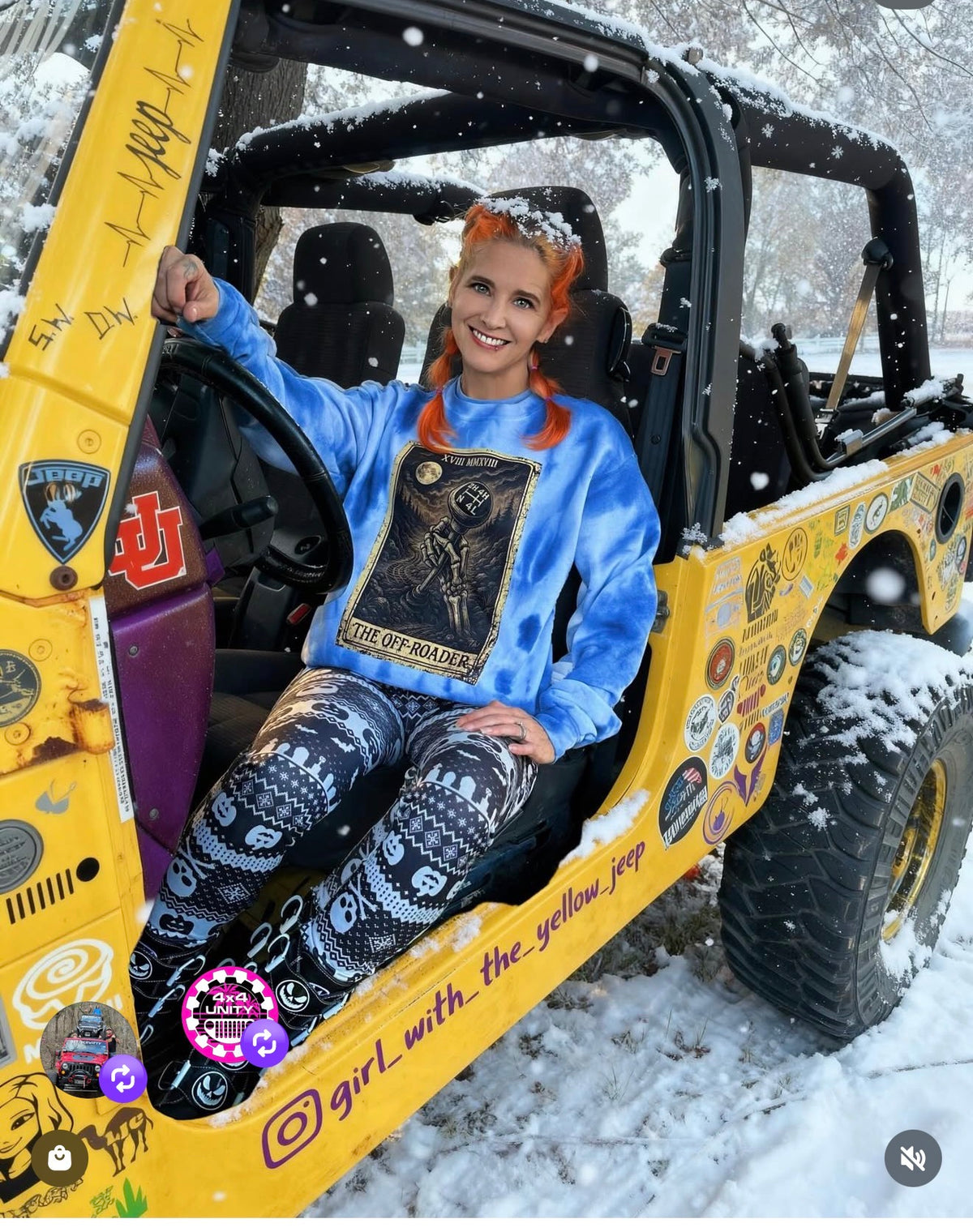 crewneck detail — The Tarot cards tie dye Crewneck