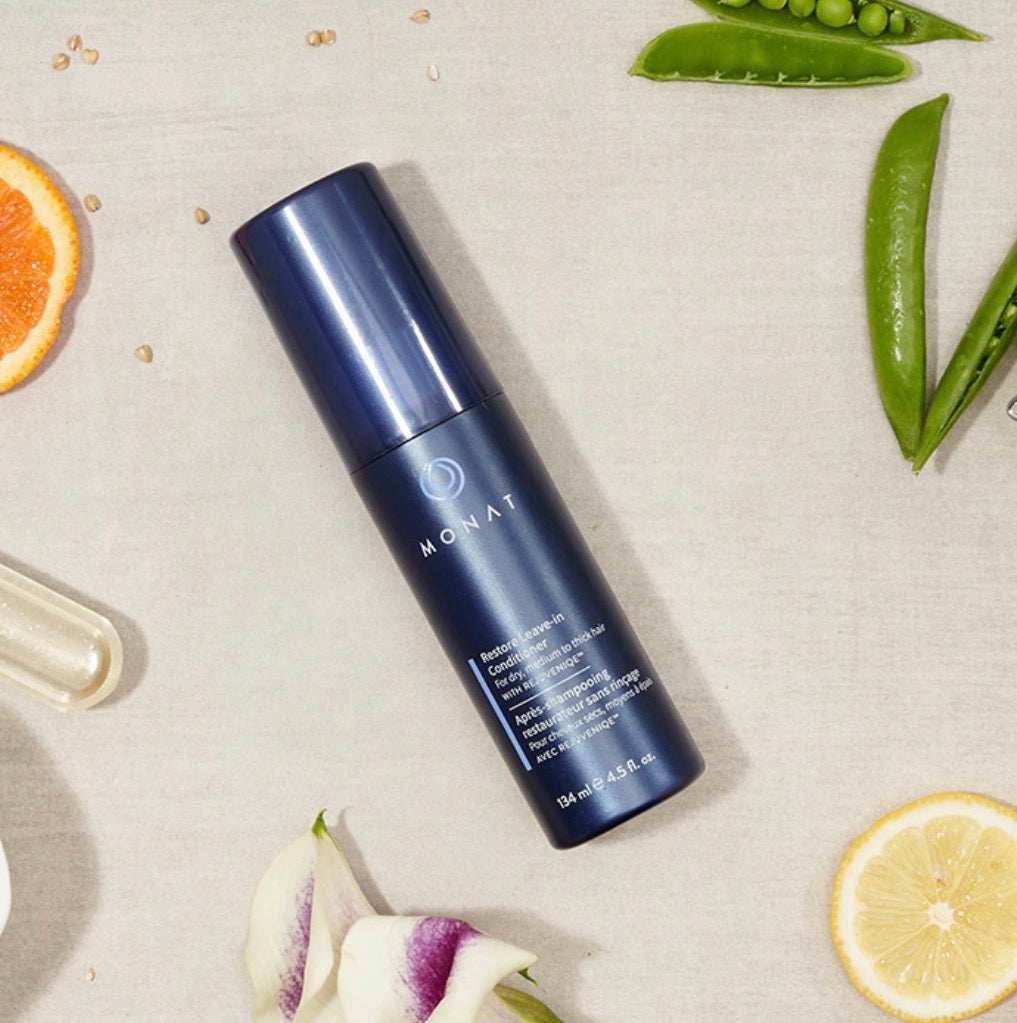 hair care product detail — Monat leave in conditioner