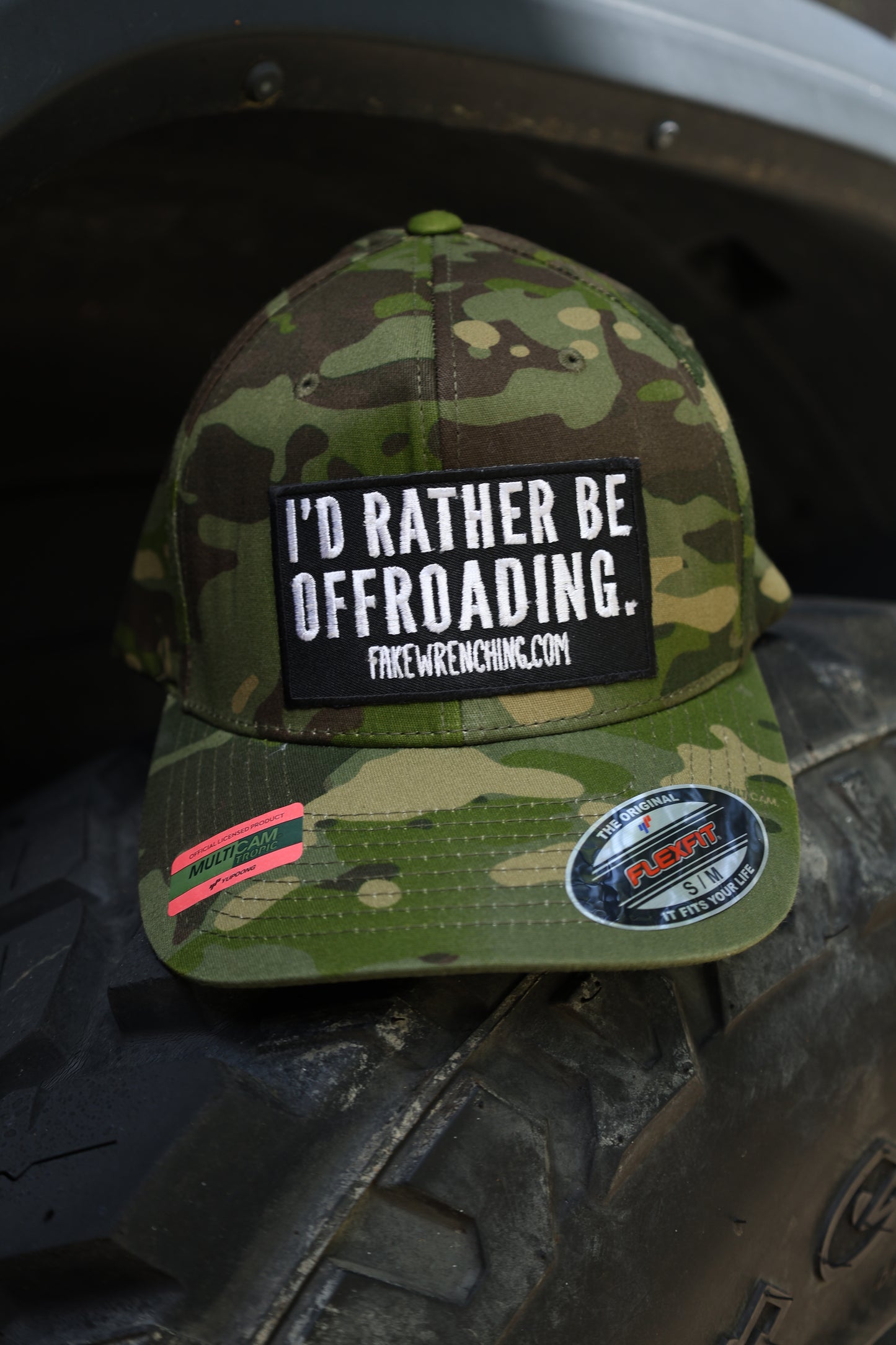 I’d rather be offroading flexfit hat