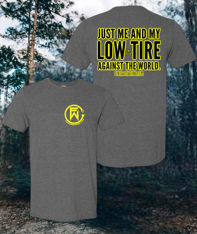 off-road graphic tee product shot — Tire pressure Shirt