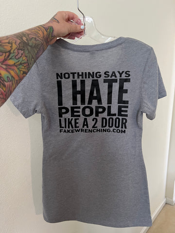 Women’s hate people shirt