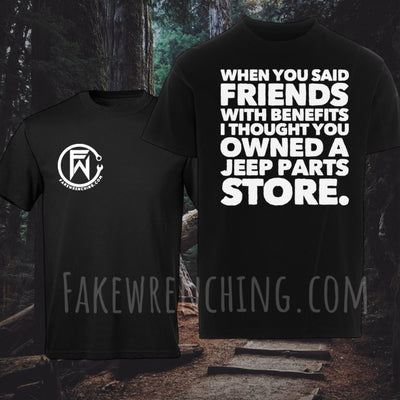 graphic tee product shot — Friends with benefits Shirt