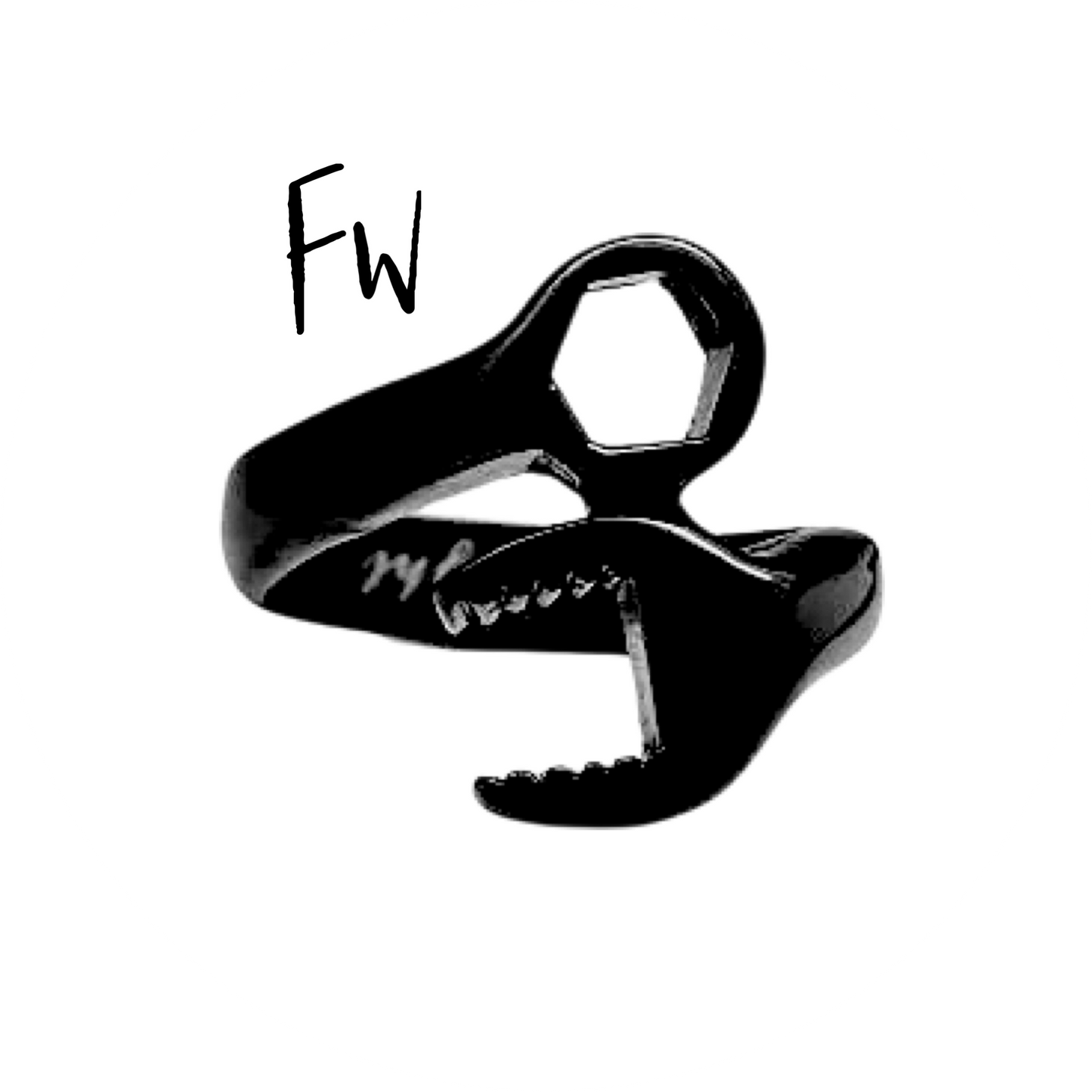 Black Wrench Ring