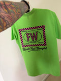 Built not bought pink checker design
