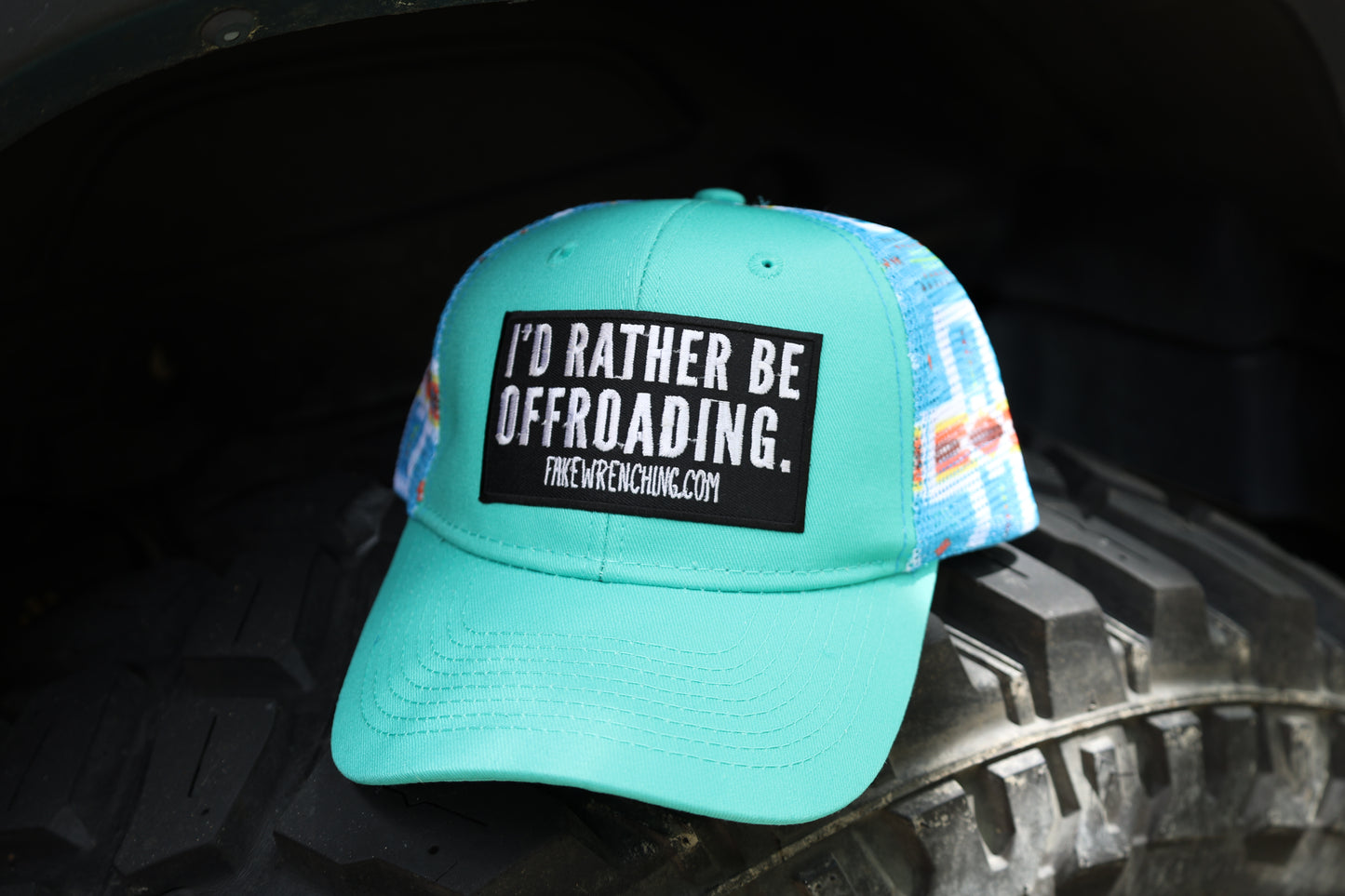 I’d rather be offroading snapback hat