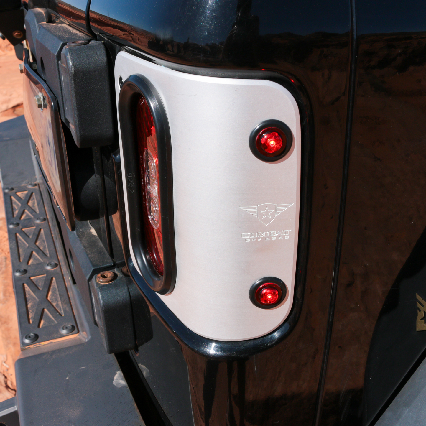 Jeep JL/JLU Wrangler Off Road LED Tail Light Kit - Raw Aluminum