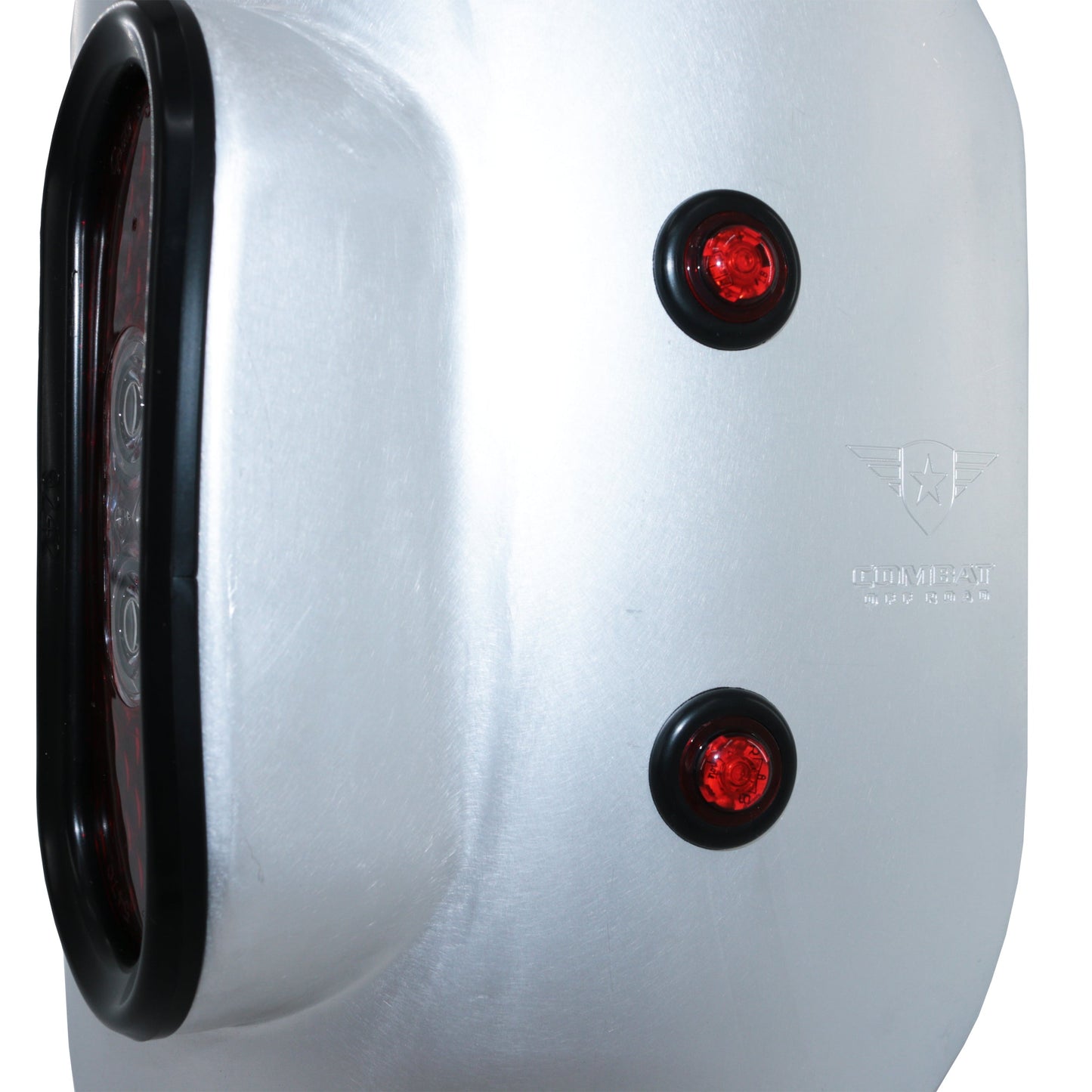Jeep JT Gladiator Off Road LED Tail Light Kit - Raw Aluminum