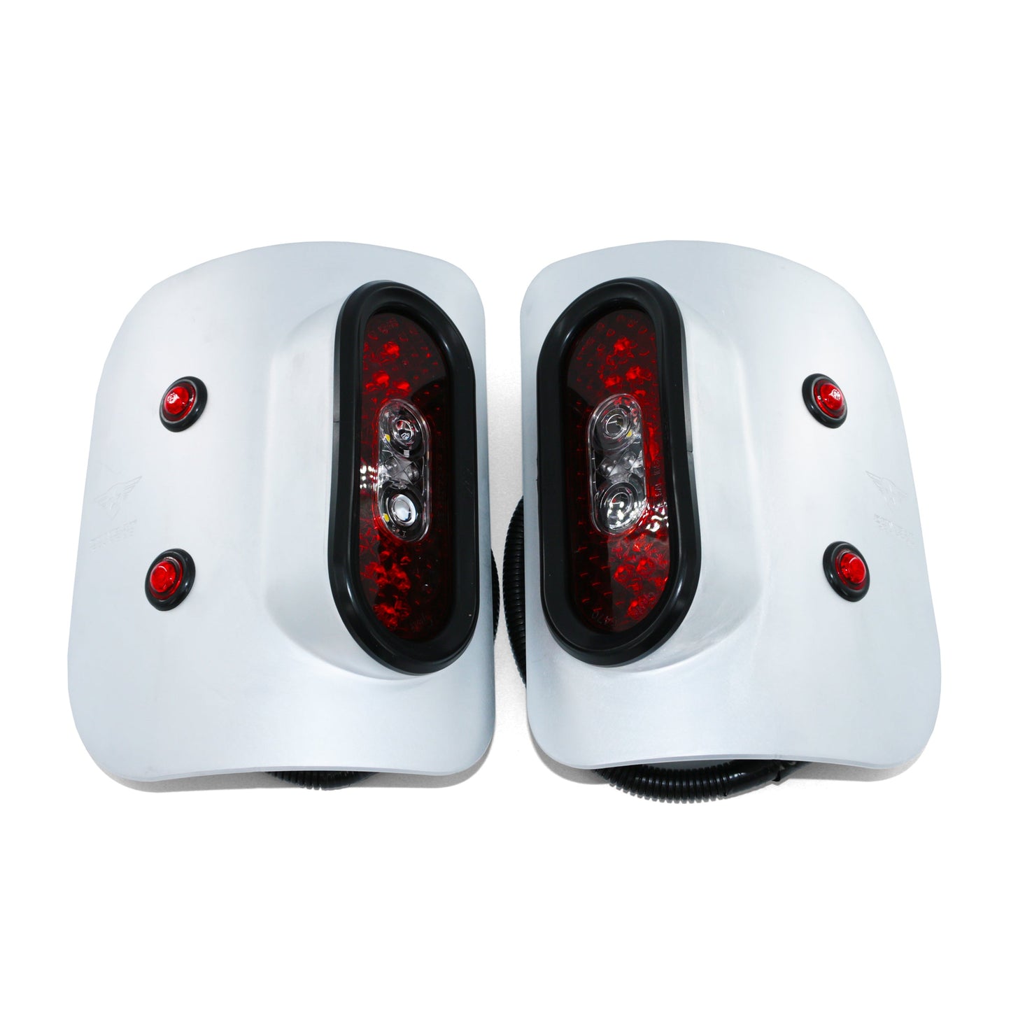 Jeep JT Gladiator Off Road LED Tail Light Kit - Raw Aluminum