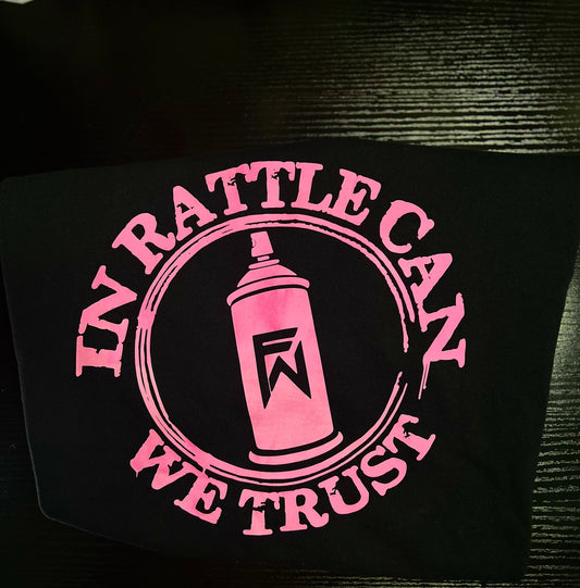 Pink rattle can shirt unisex