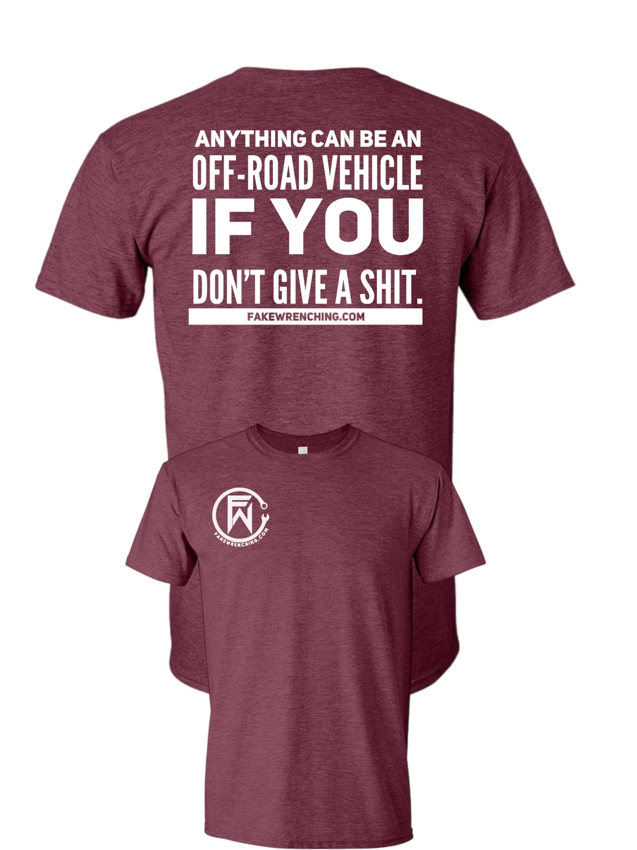 Anything can be an offroad vehicle if you don’t give a shit tee