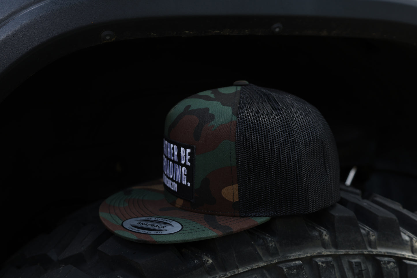 I’d rather be offroading snapback hat