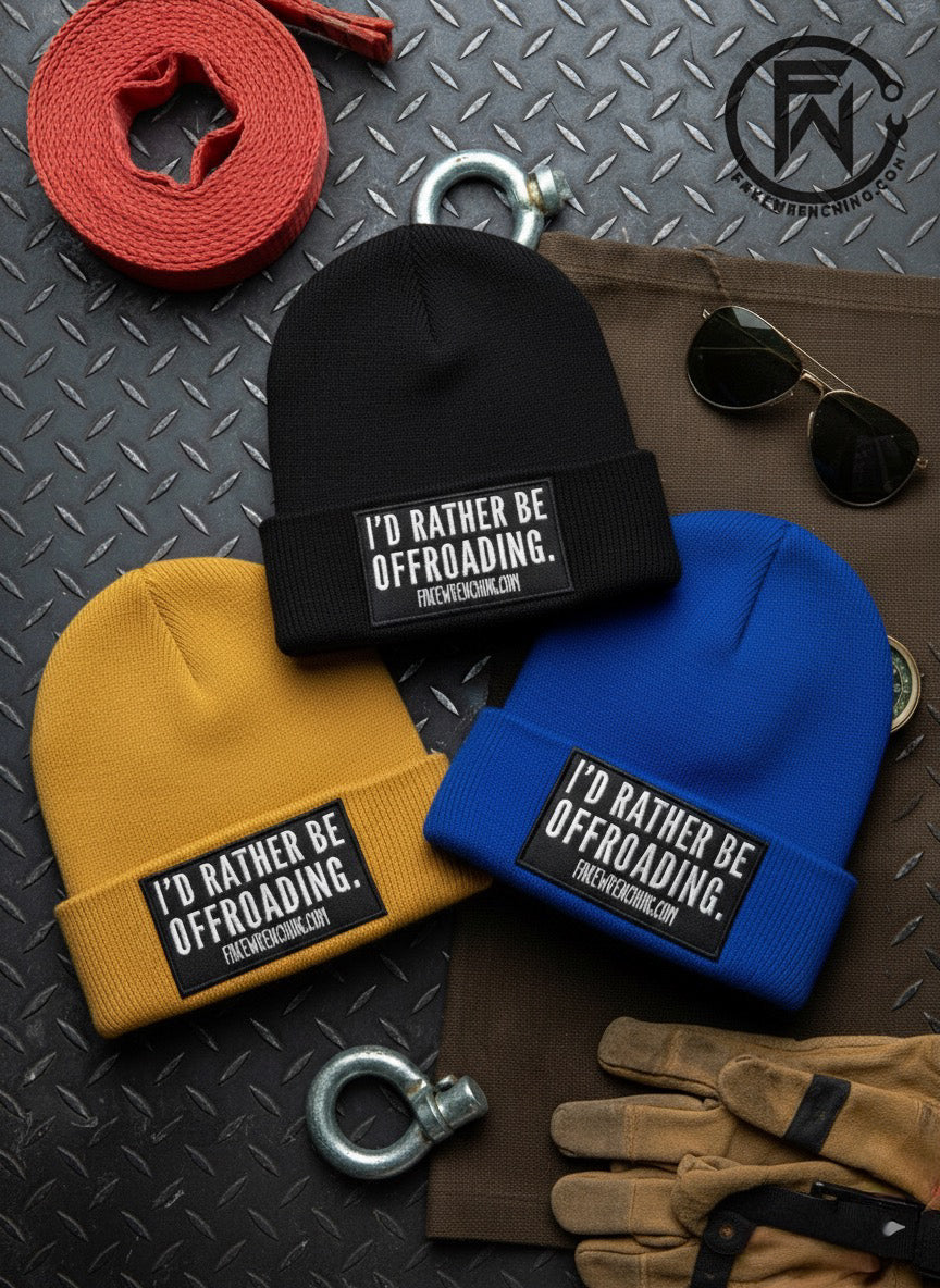 I’d rather be offroading beanie