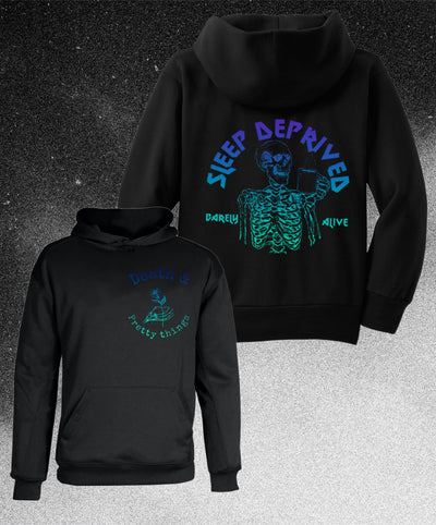 punk hoodie product shot — Sleep Deprived Ombre Hoodie