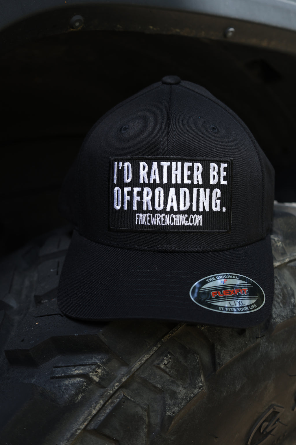 I’d rather be offroading flexfit hat