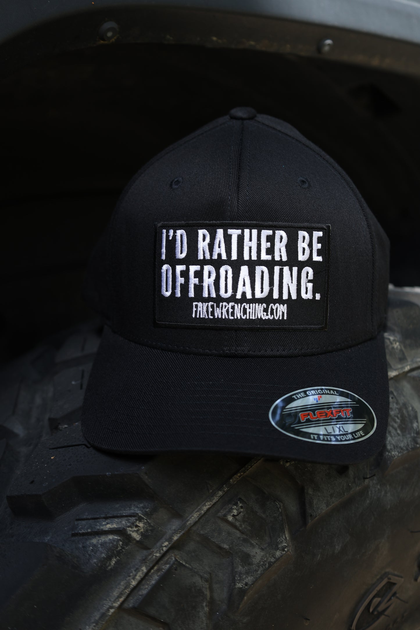 I’d rather be offroading flexfit hat