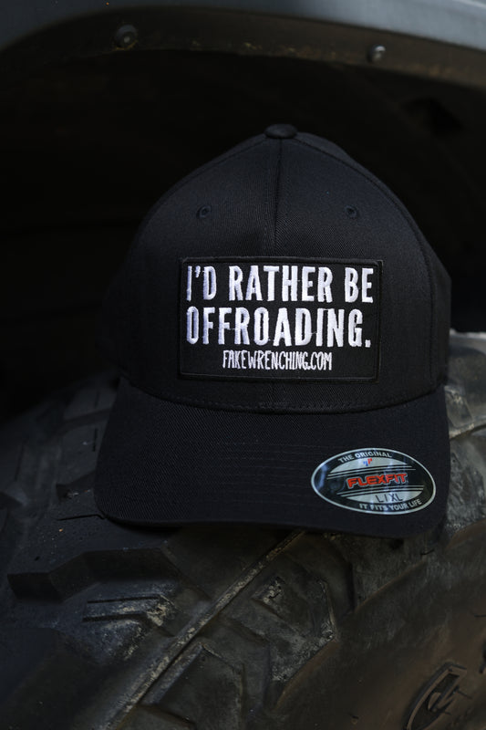 I’d rather be offroading flexfit hat