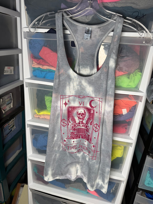 graphic tank top product shot — The Jeeper tank size M