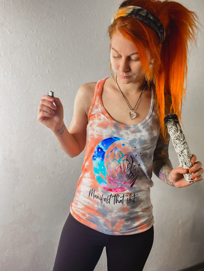 punk tank top front — Manifest that shit Tank