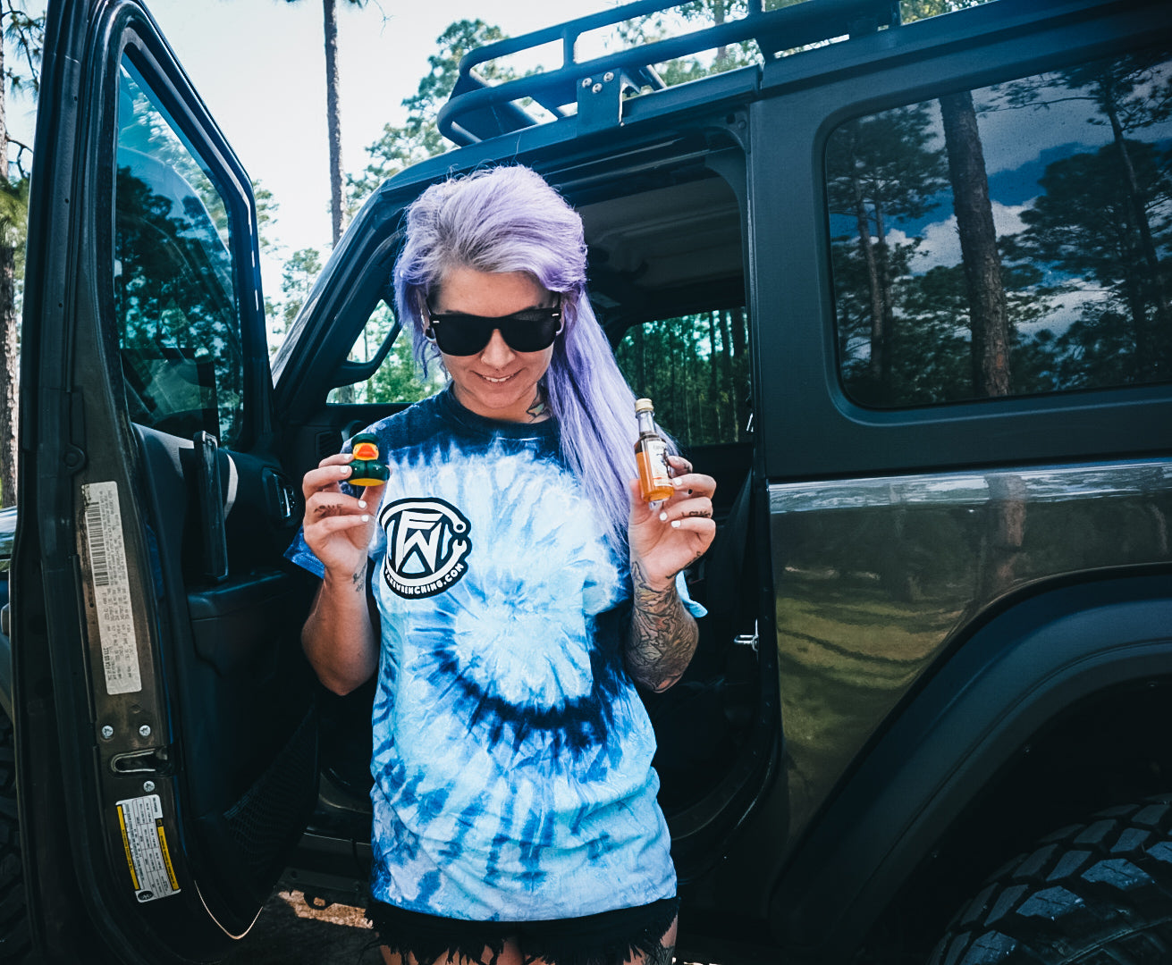 I’m over 21 please leave alcohol instead of ducks tie dye shirt