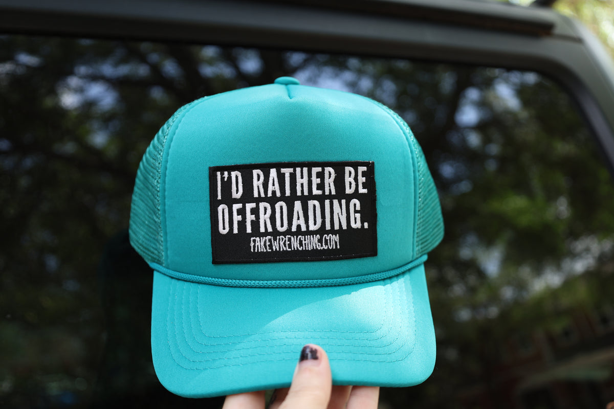 hat view 10 — I’d rather be offroading snapback hat
