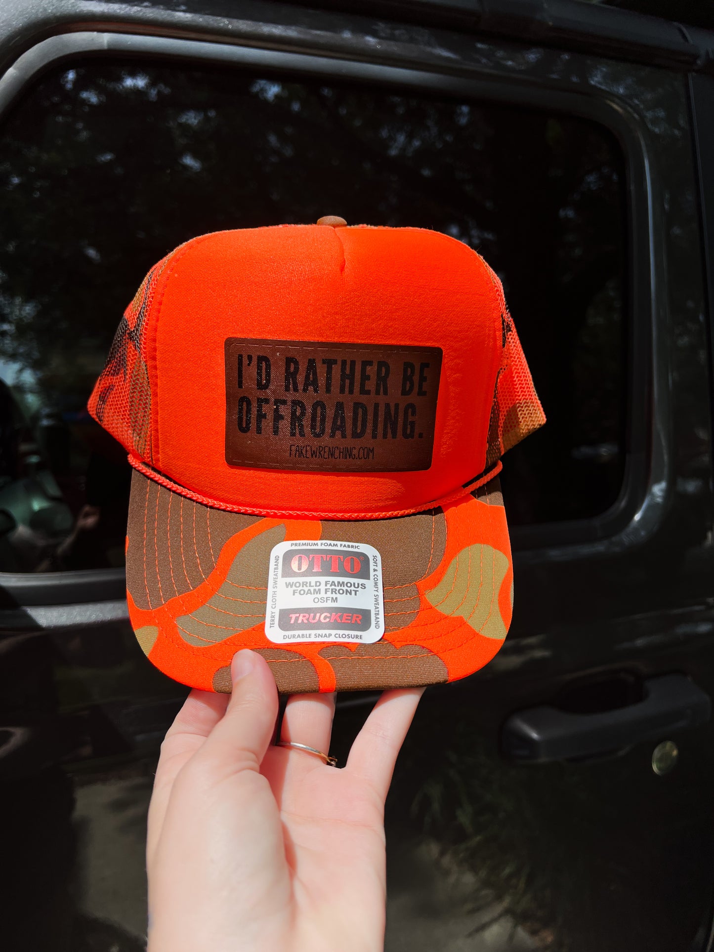 I’d rather be offroading snapback hat