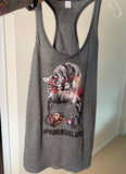 Horror life racerback tank top