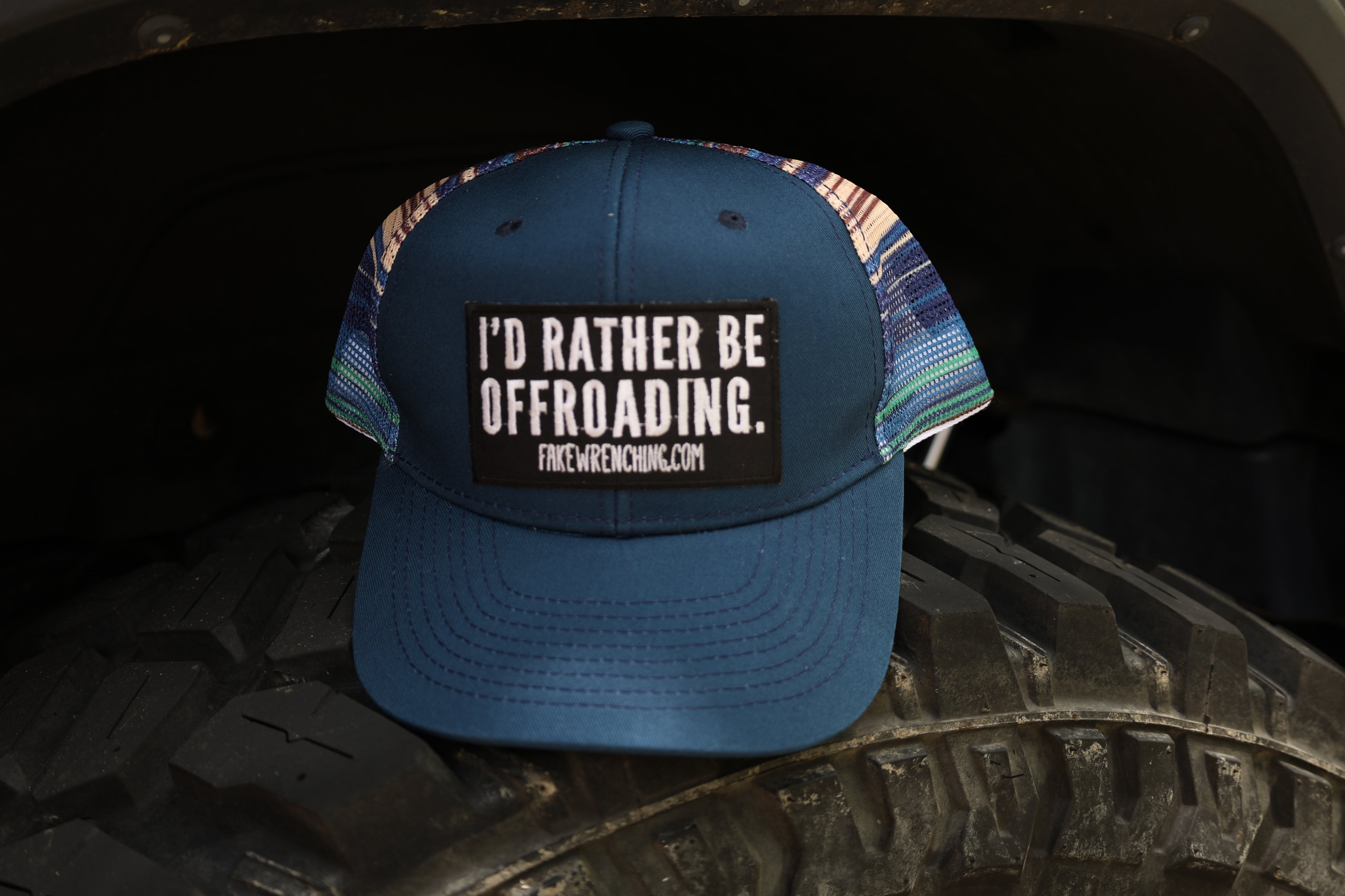 I’d rather be offroading snapback hat