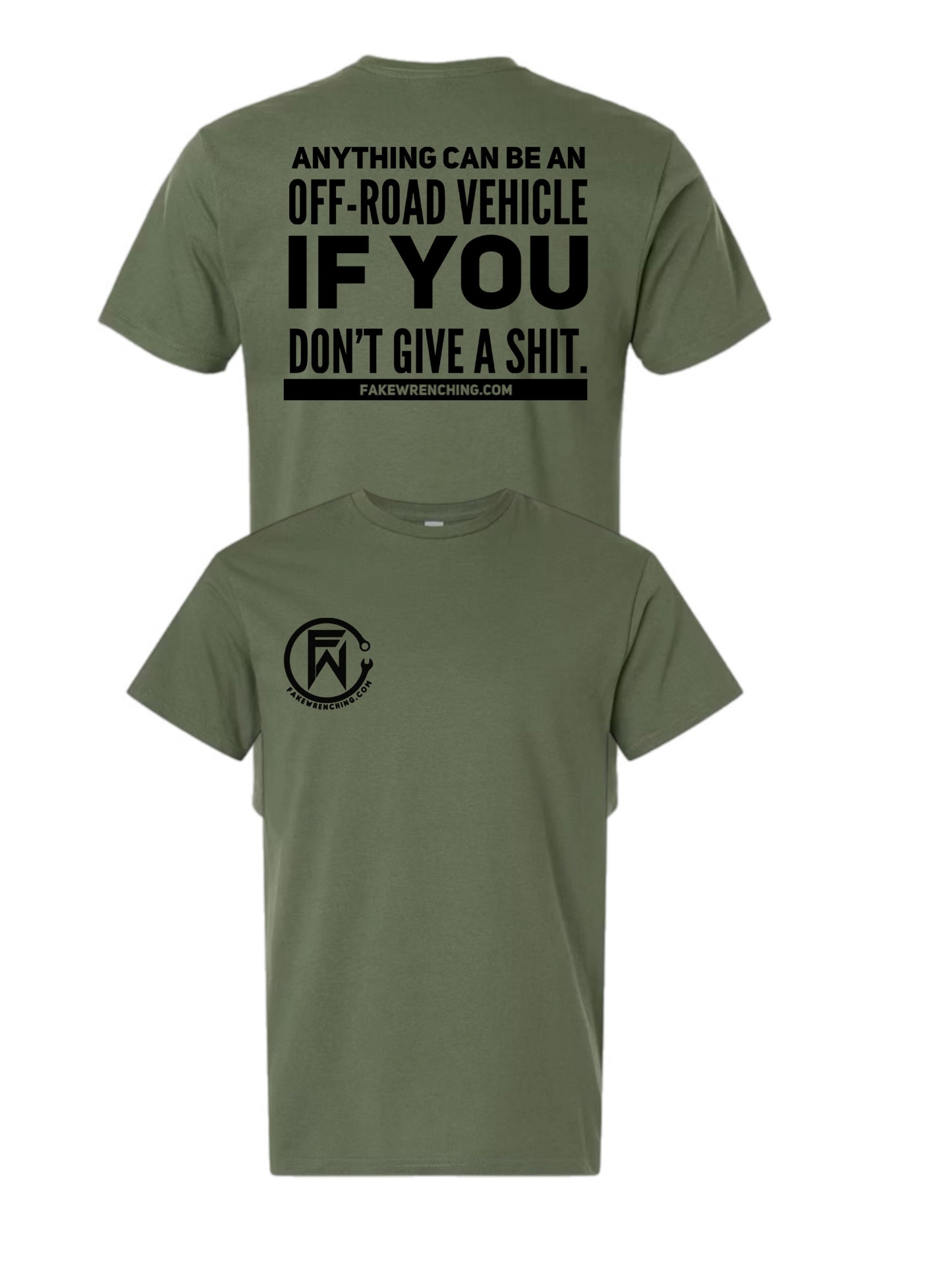 Anything can be an offroad vehicle if you don’t give a shit tee