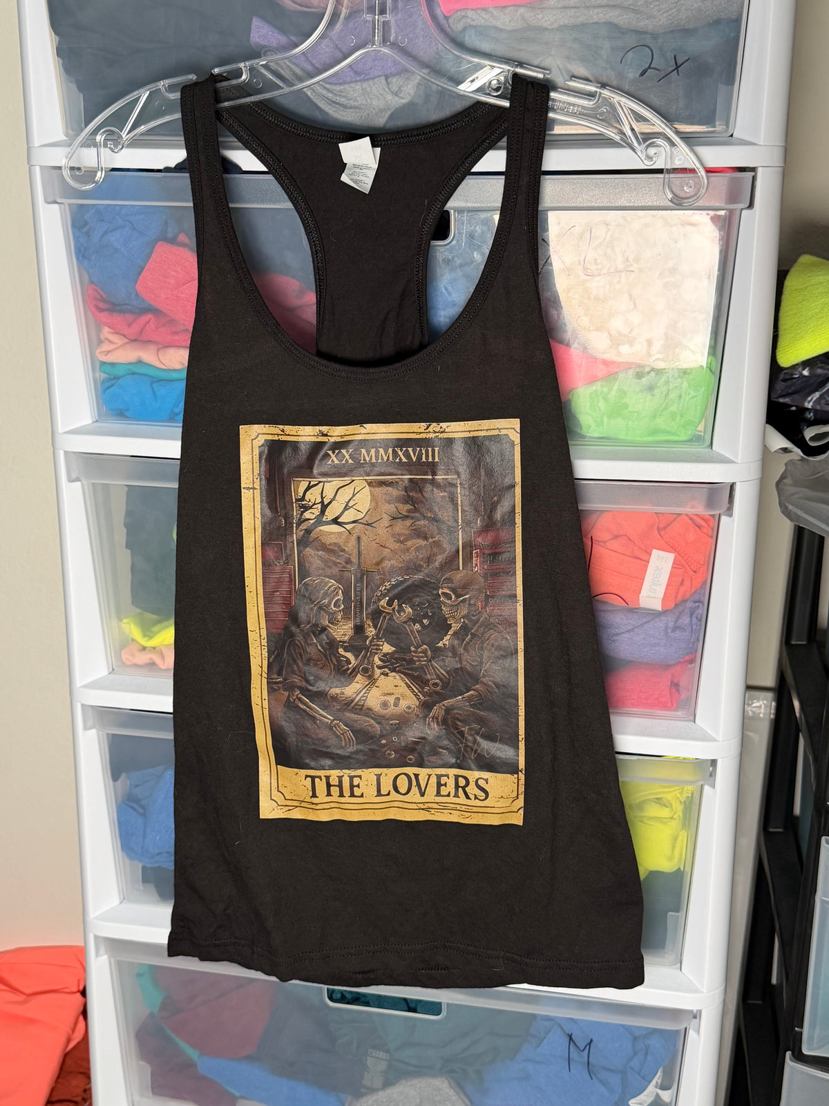 graphic tank top front — The lovers tank