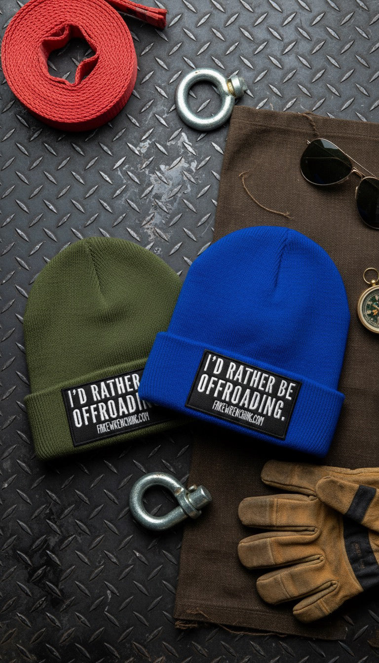 I’d rather be offroading beanie