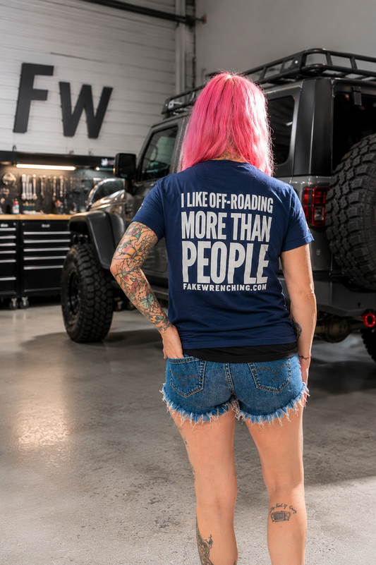 I like offroading more than people shirt