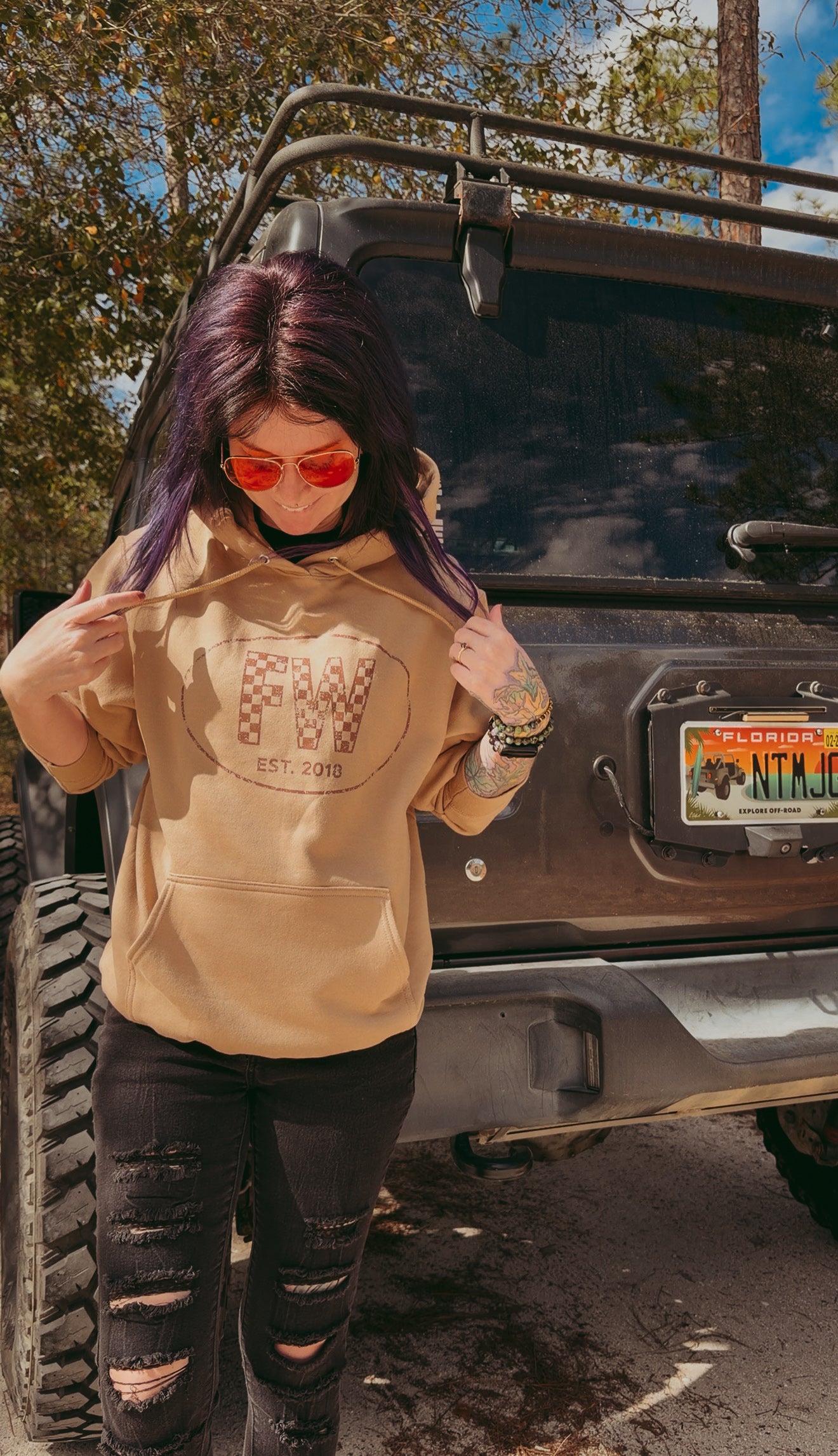 Vintage FW Tan hoodie