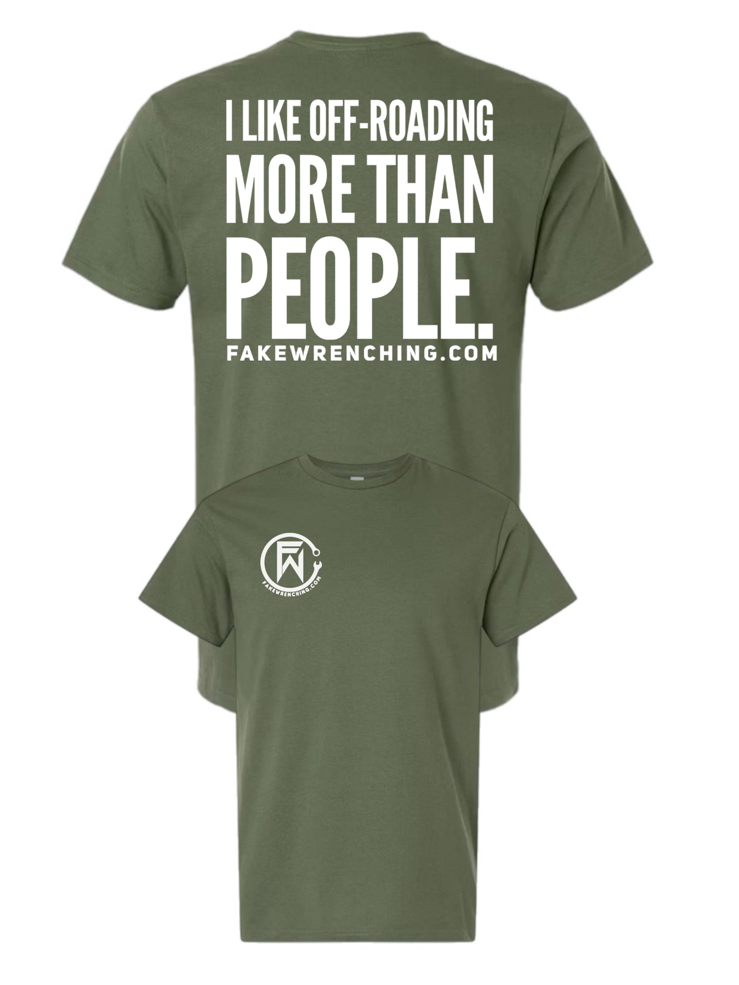 I like offroading more than people shirt