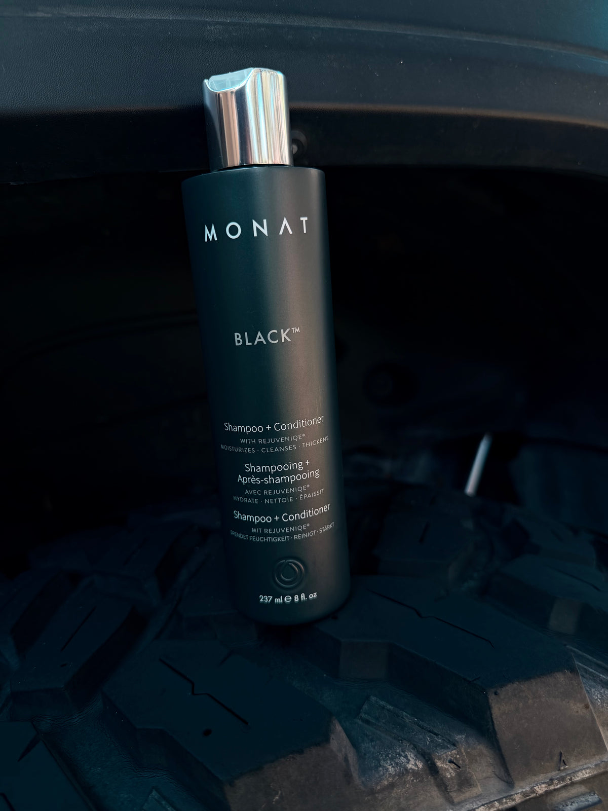 handmade hair care front — Black Shampoo