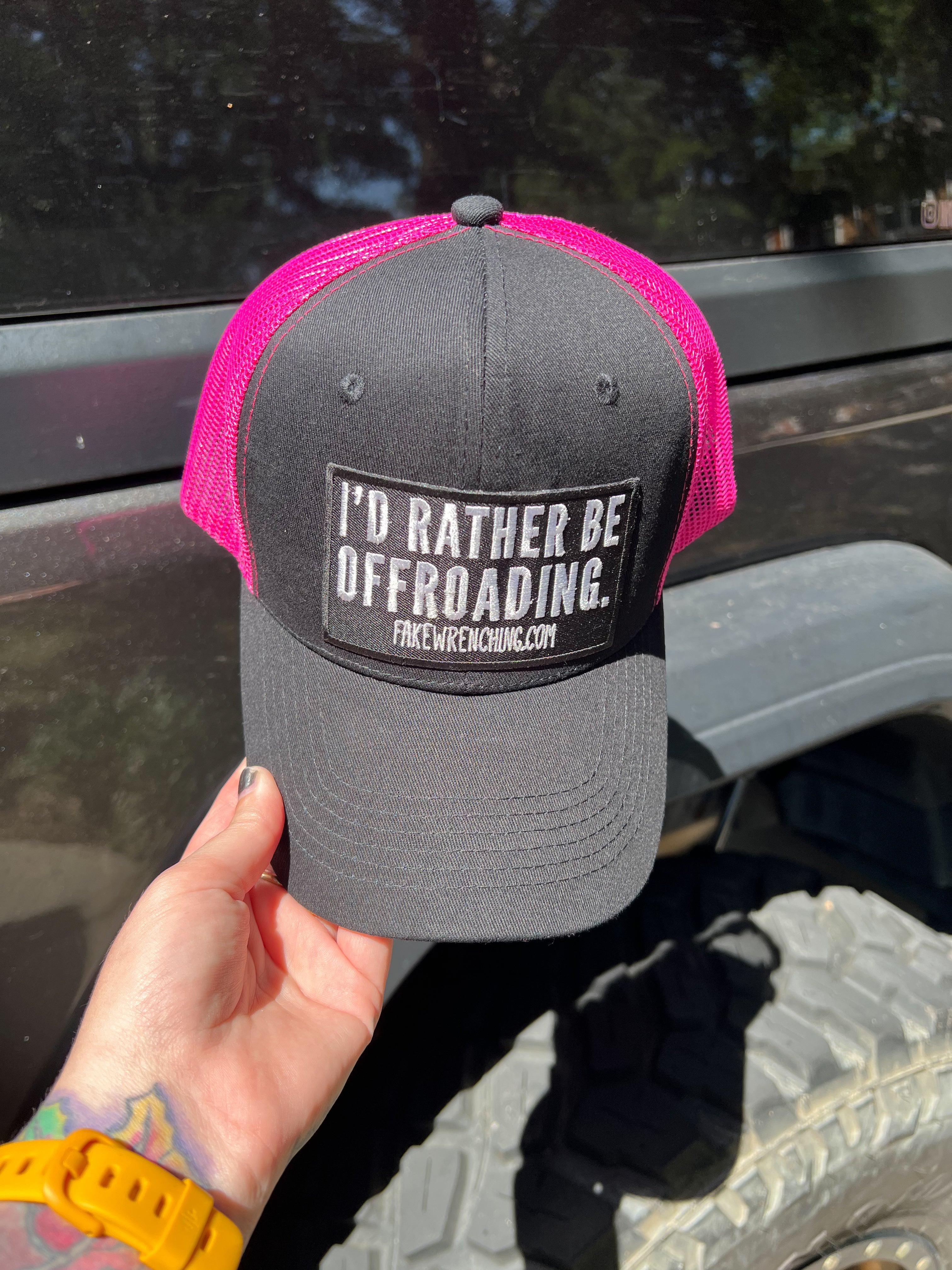 I’d rather be offroading snapback hat