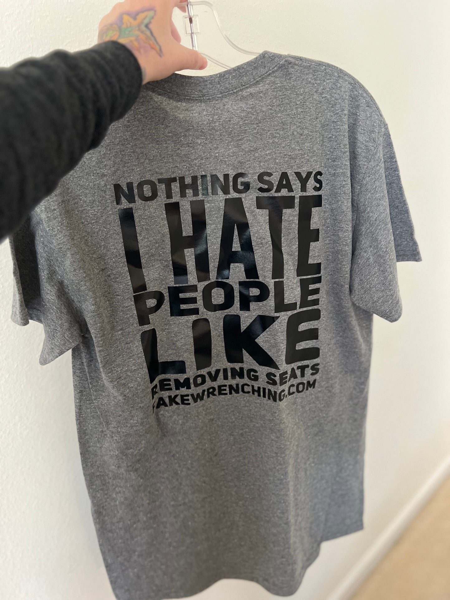 Nothing says I hate people like removing seats