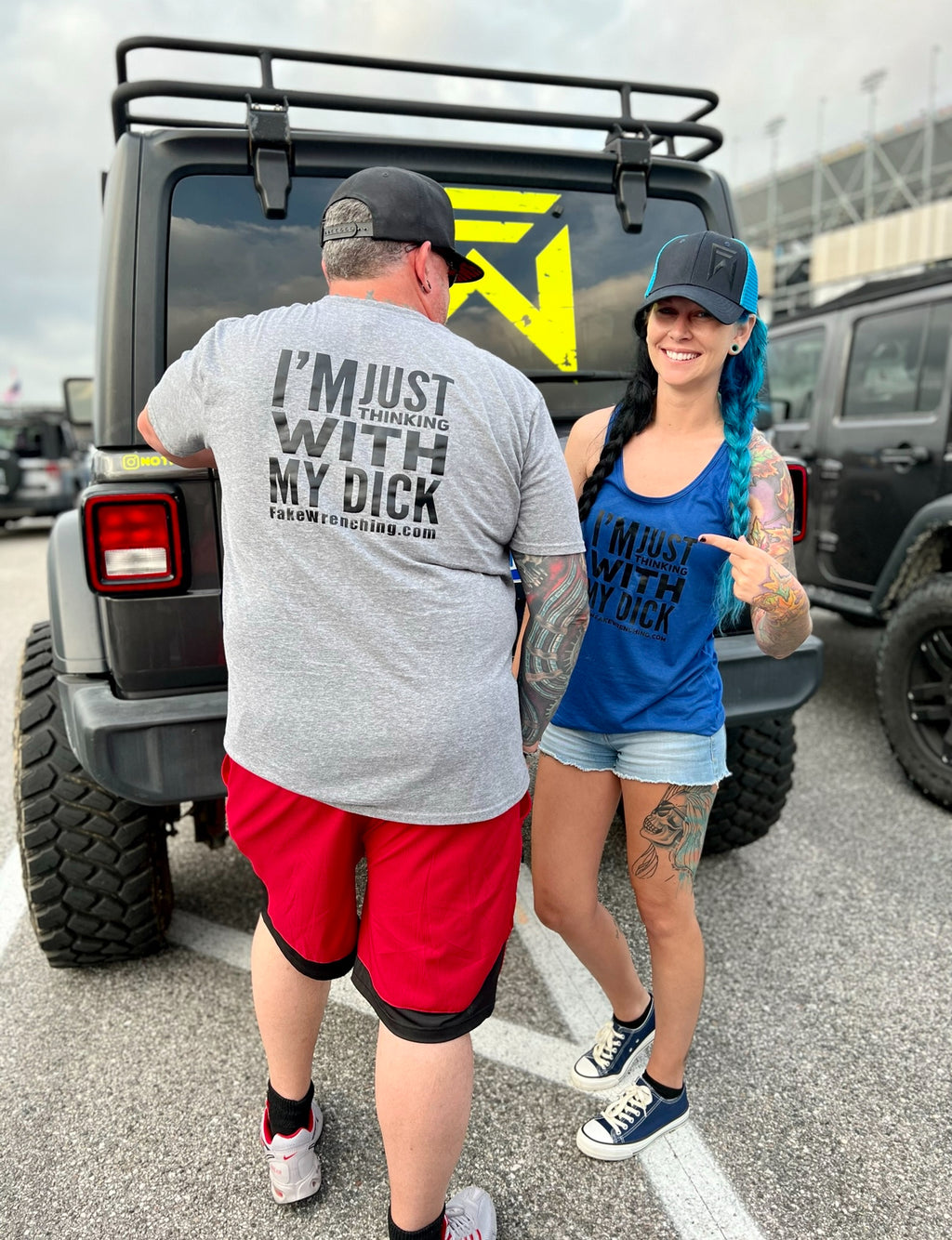 Thinking with my Dick RacerBack Tank