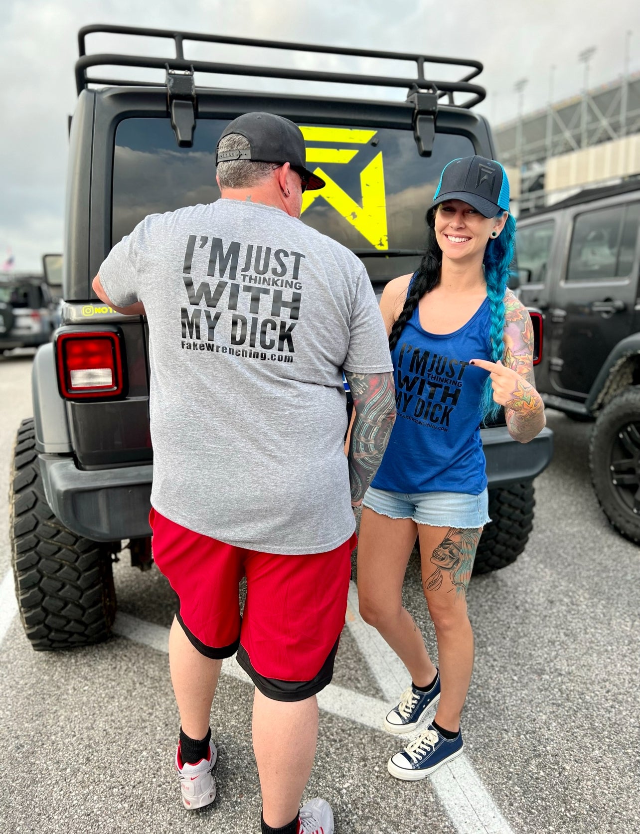 Thinking with my Dick RacerBack Tank