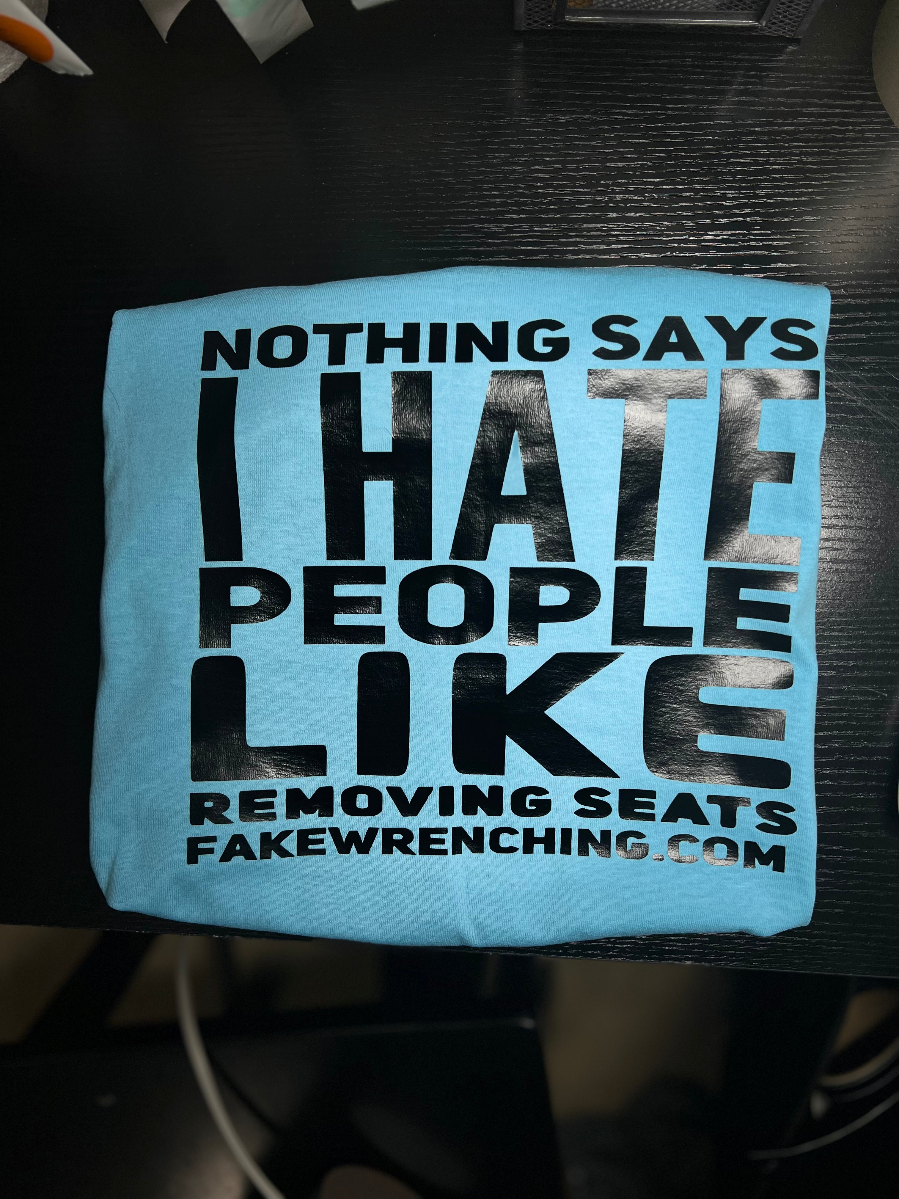 Removing seats unisex shirt