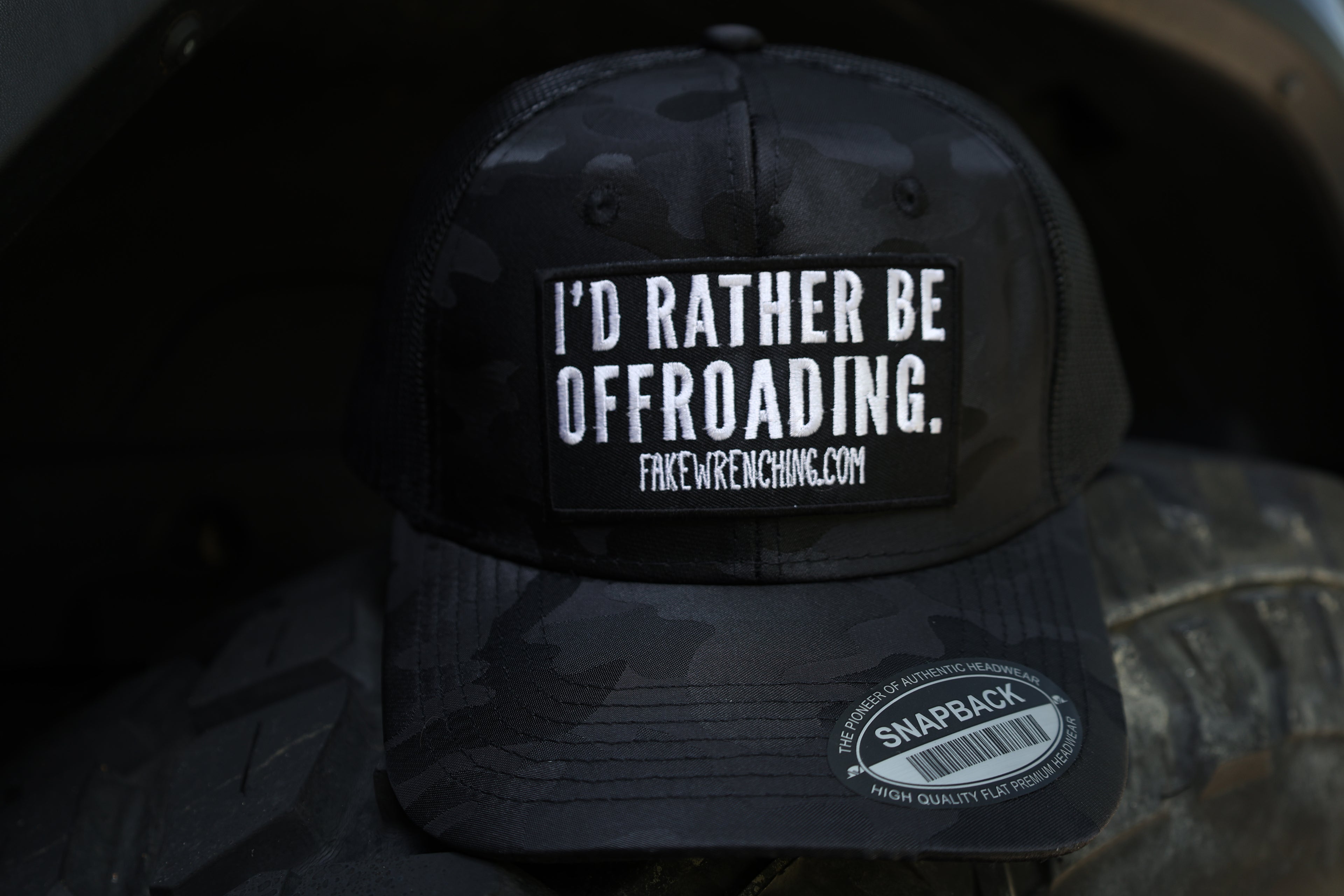 I’d rather be offroading snapback hat