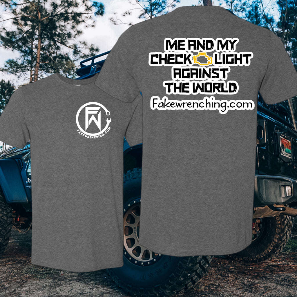 Check engine light shirt