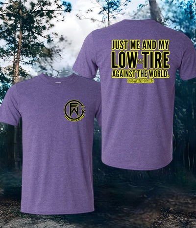 off-road graphic tee product shot — Tire pressure shirt