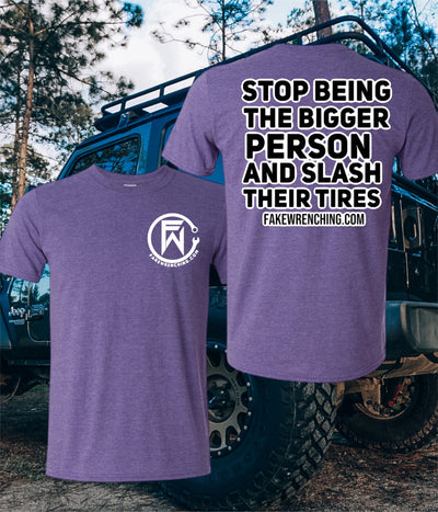 graphic tee front — Slash Tires Unisex Shirt