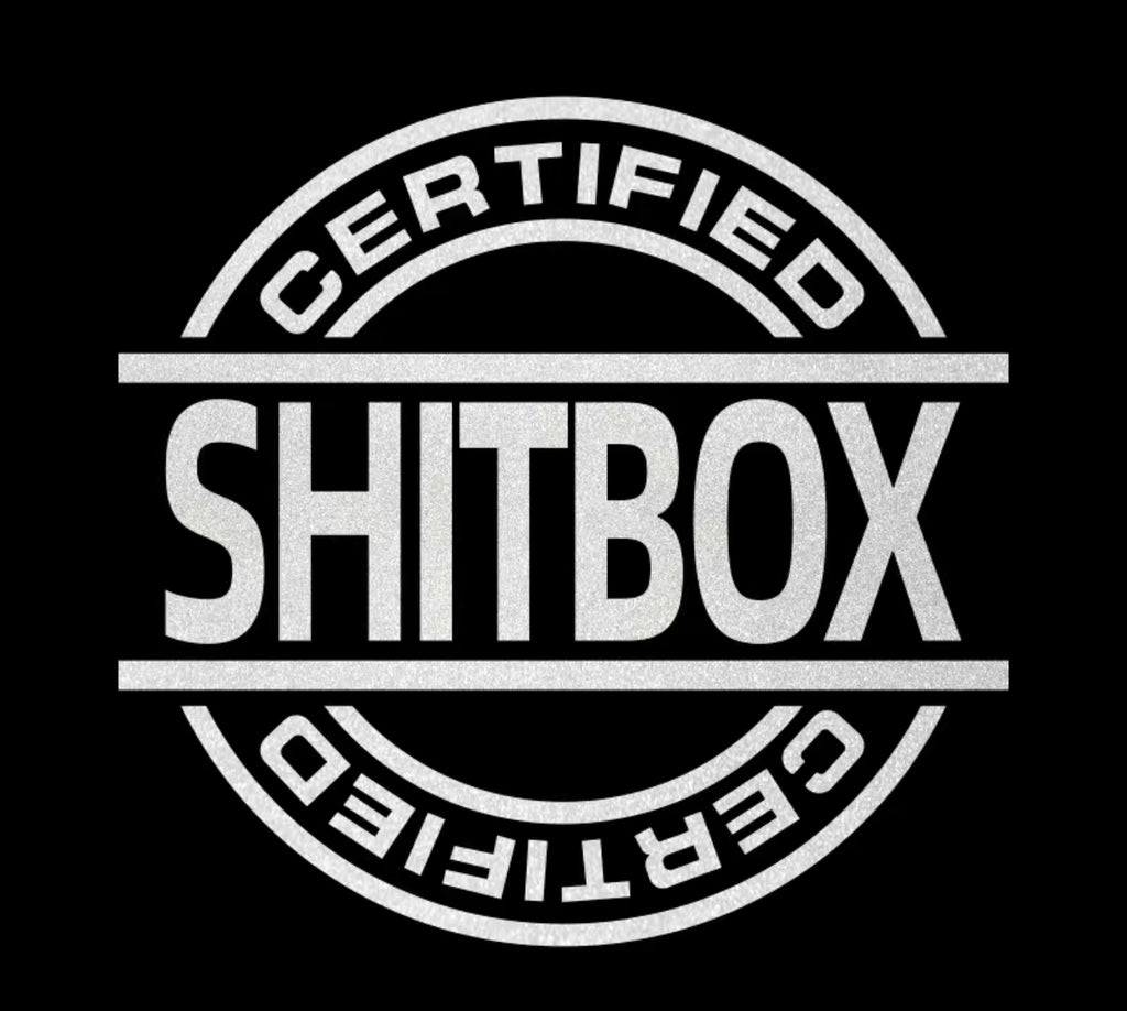 Shitbox certified decal