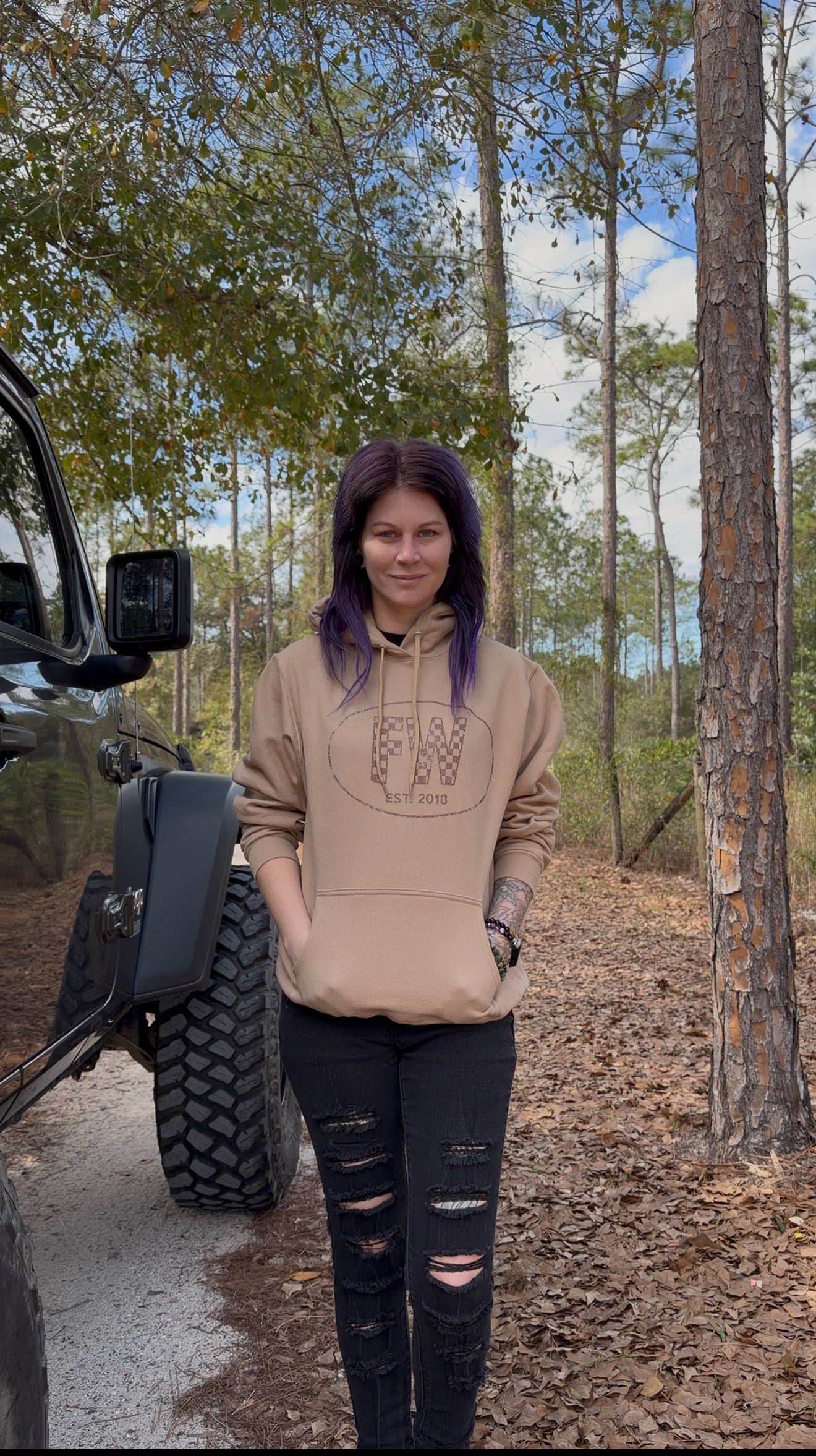 Vintage FW Tan hoodie