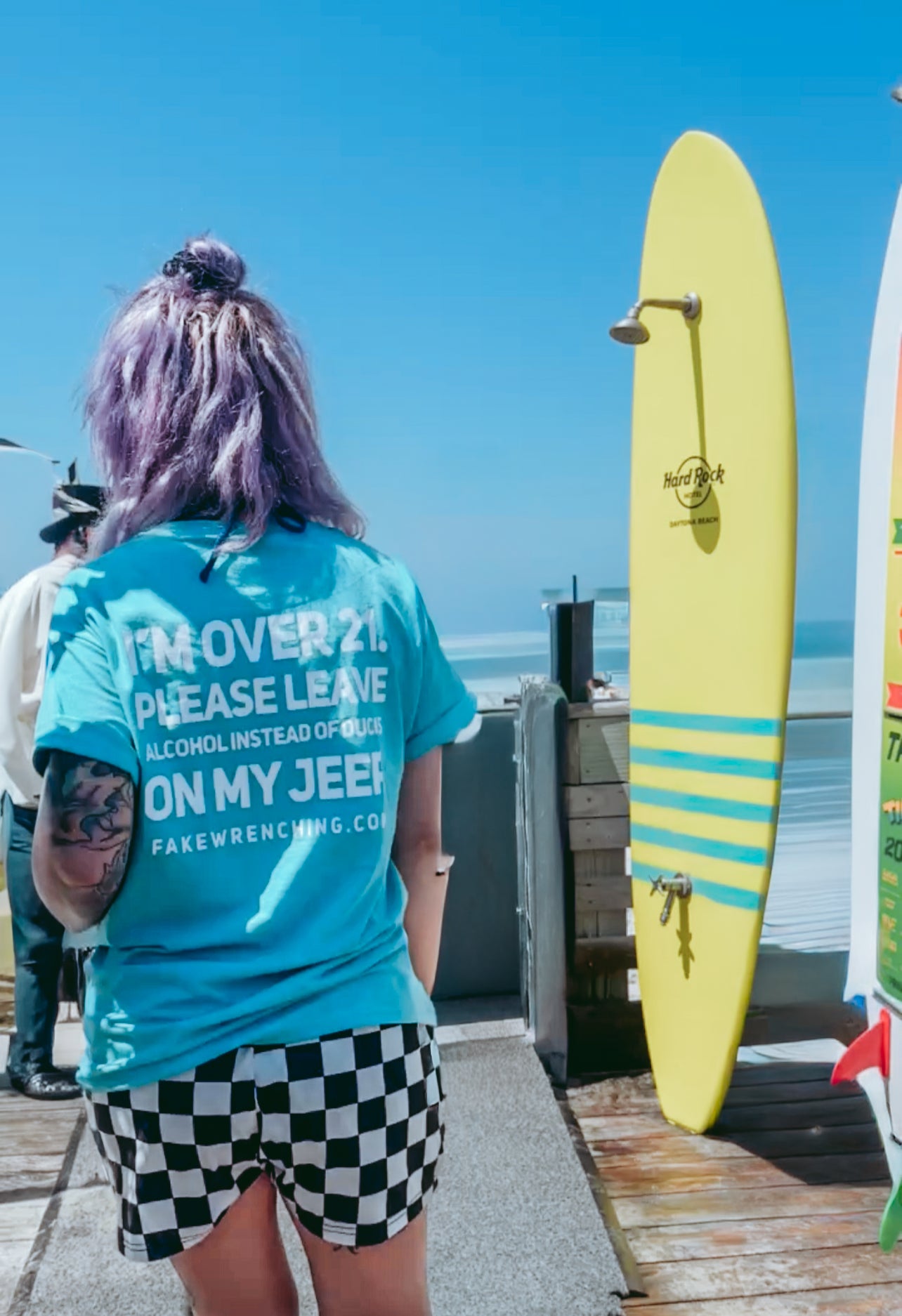 I'm over 21 please leave alcohol instead of ducks on my jeep shirt