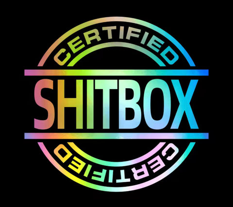 Shitbox certified decal