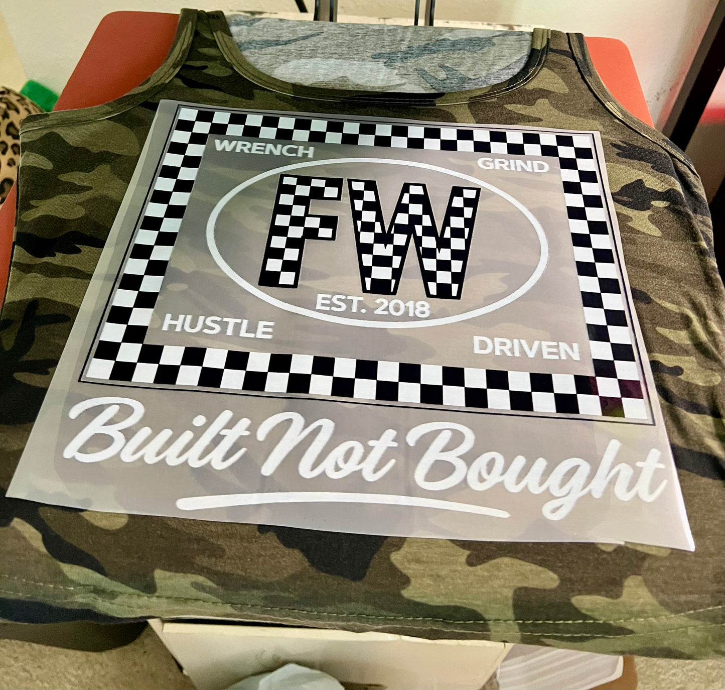 FW Checker Camo Tank