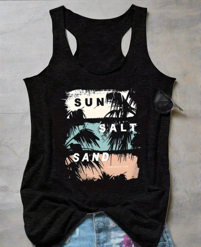 off-road tank top front — Sun Salt Sand Tank
