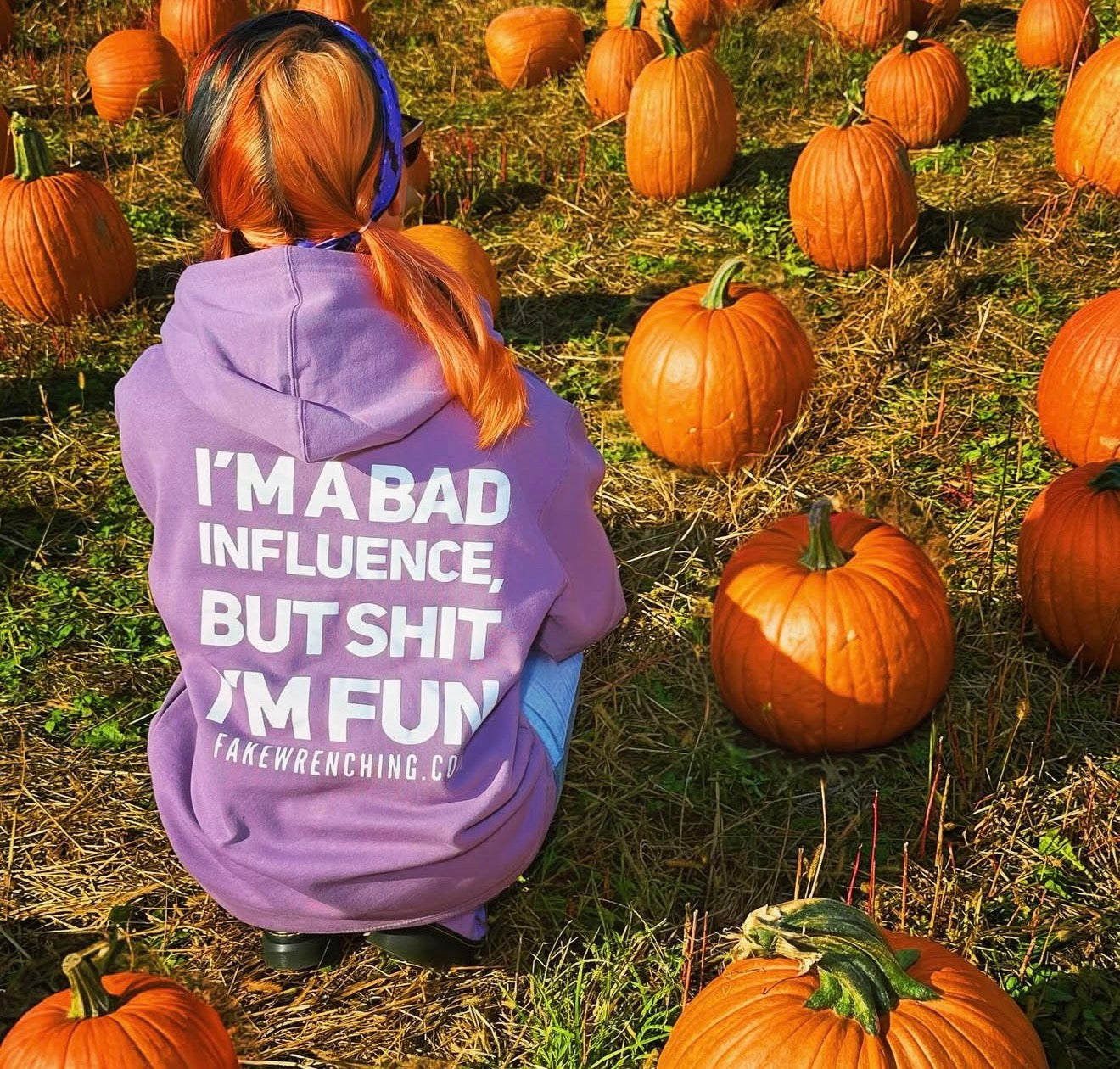 I’m a bad influence but shit I’m fun hoodie